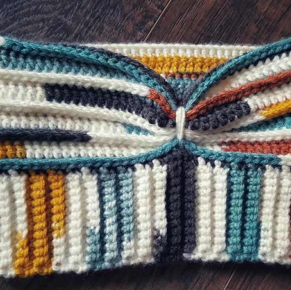 Multi Color Double Threat Ear Warmer - Picture 2 of 2